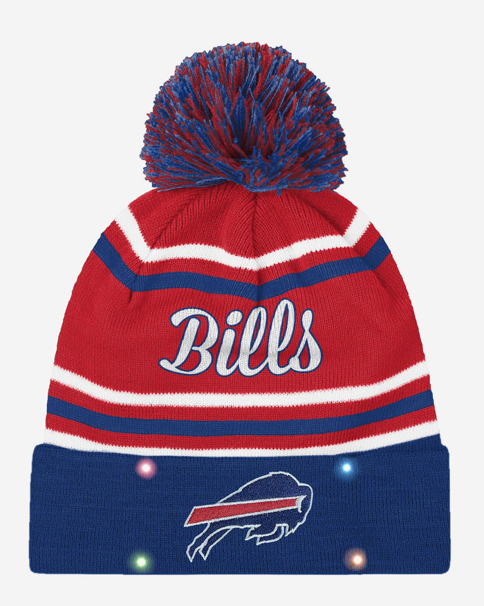 Buffalo Bills Womens Wordmark Script Light Up Beanie FOCO - FOCO.com