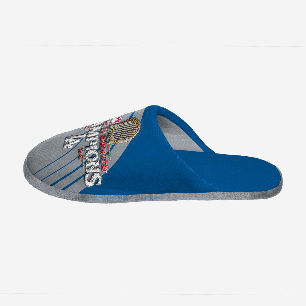 Los Angeles Dodgers 2024 World Series Champions Big Logo Slipper FOCO S - FOCO.com