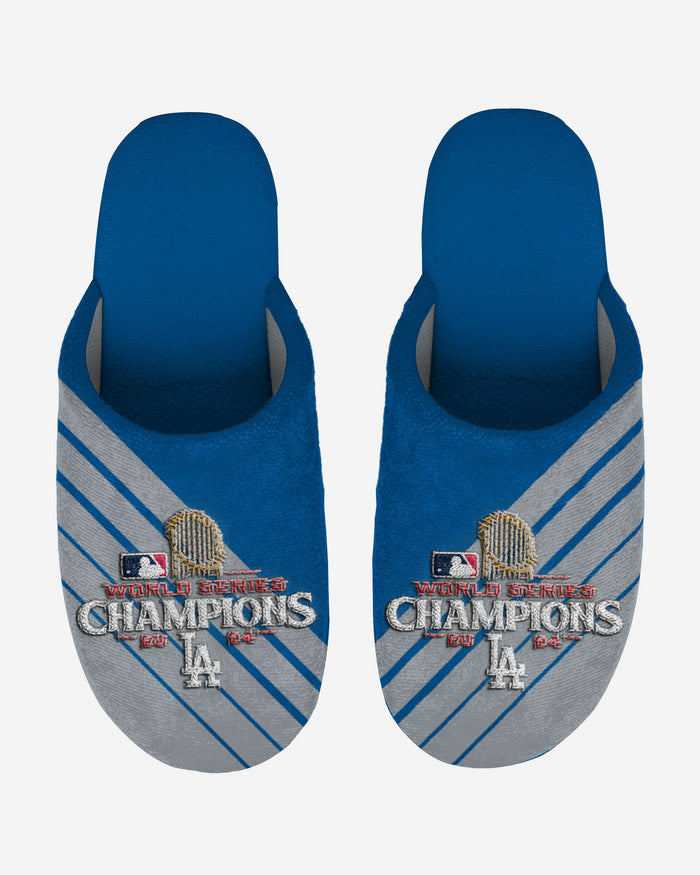 Los Angeles Dodgers 2024 World Series Champions Big Logo Slipper FOCO - FOCO.com