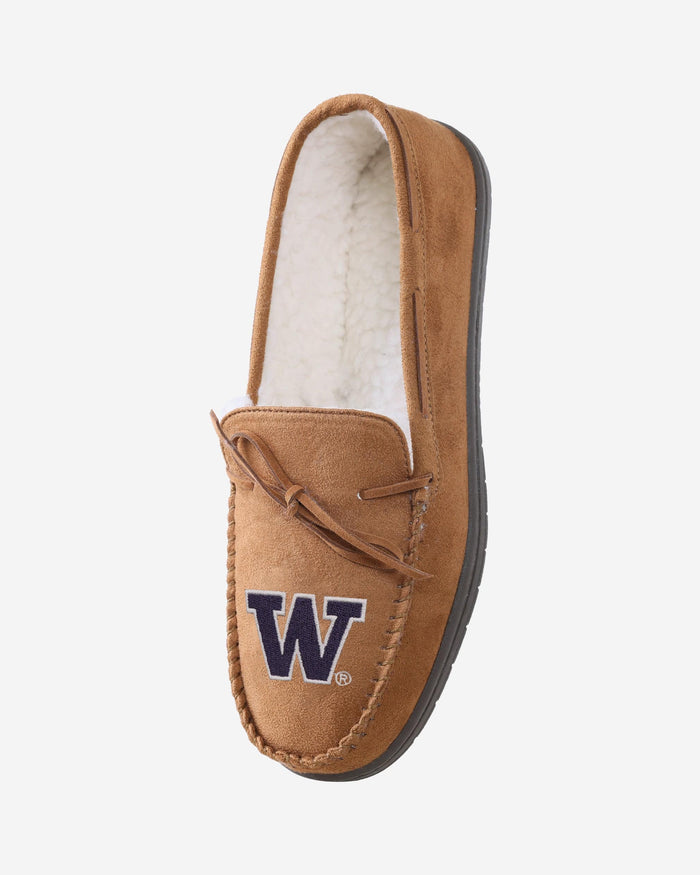 Washington Huskies Team Logo Moccasin Slipper FOCO - FOCO.com