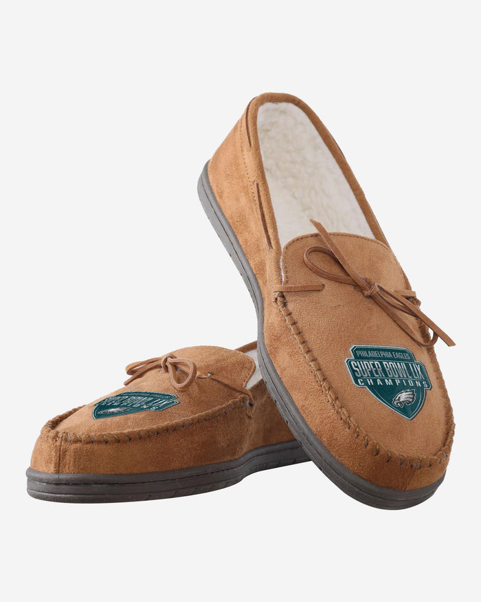 Philadelphia Eagles Super Bowl LIX Champions Moccasin Slipper FOCO - FOCO.com