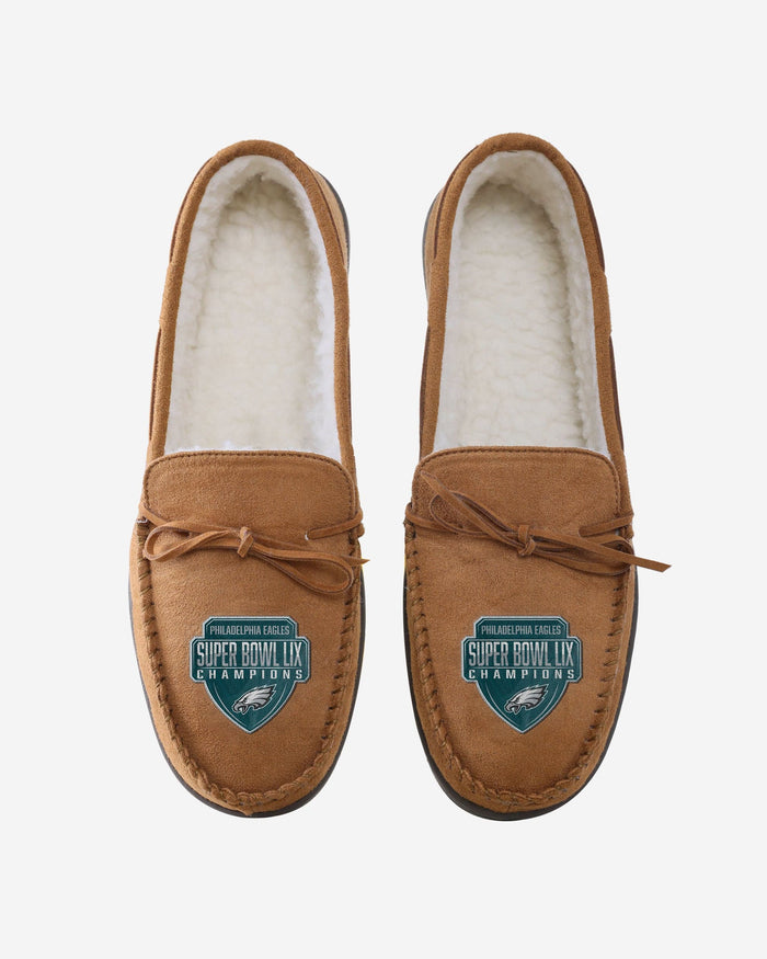 Philadelphia Eagles Super Bowl LIX Champions Moccasin Slipper FOCO - FOCO.com