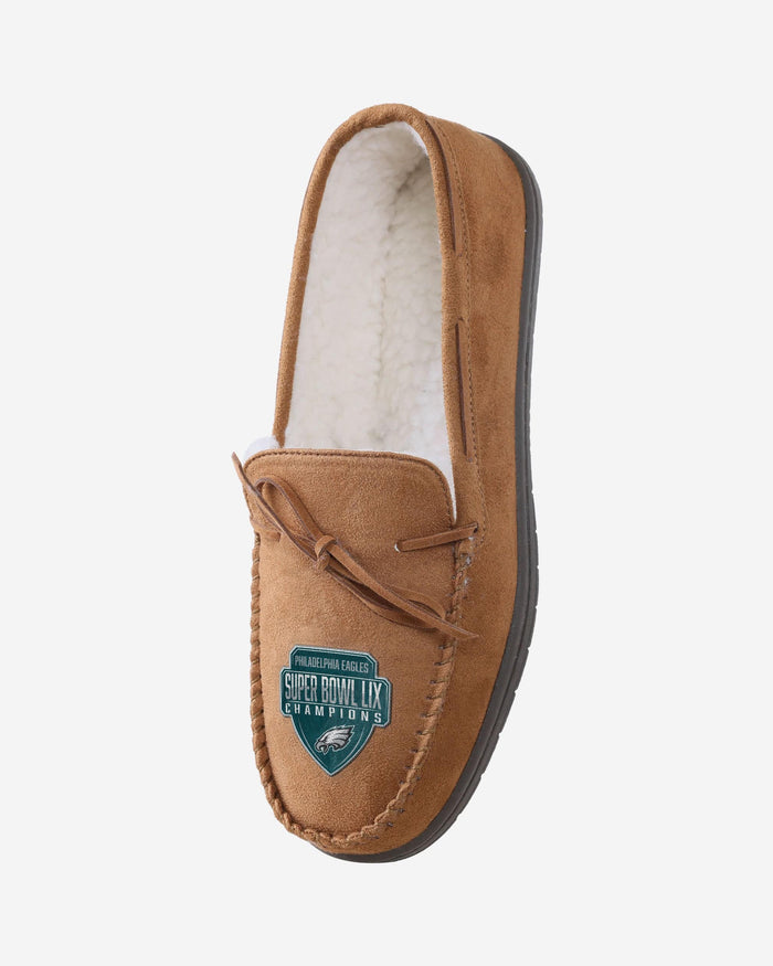 Philadelphia Eagles Super Bowl LIX Champions Moccasin Slipper FOCO - FOCO.com