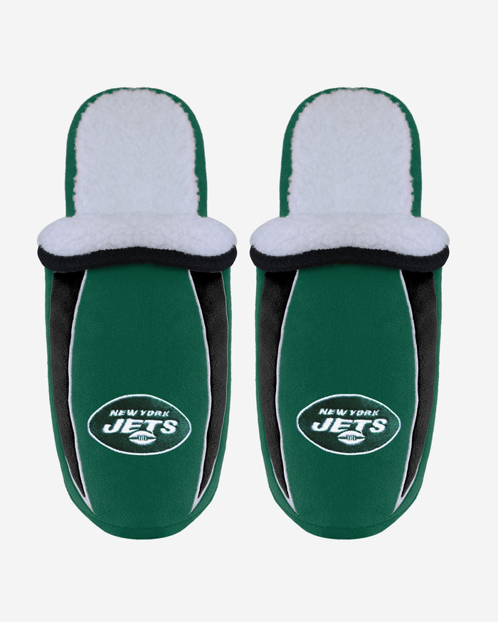 New York Jets Sherpa Slide Slipper FOCO - FOCO.com