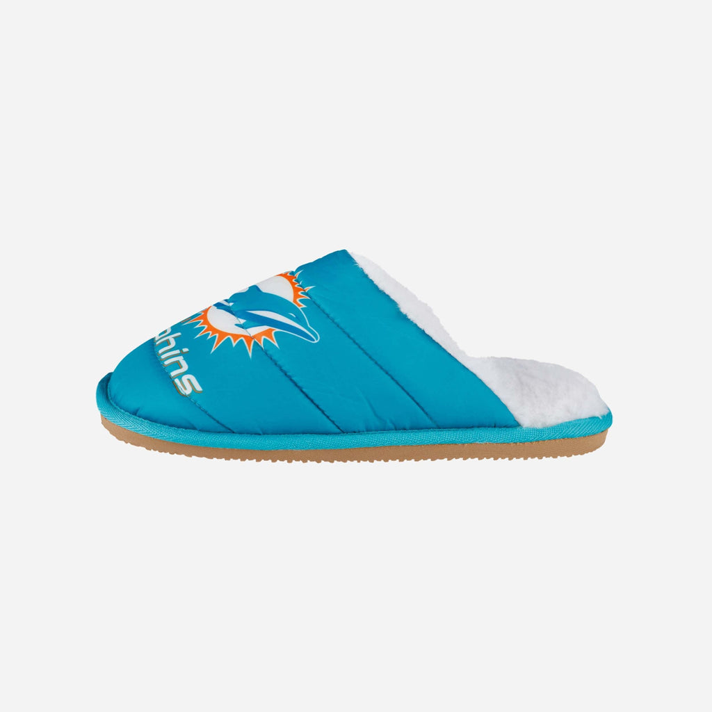 Miami Dolphins Big Logo Mule Slipper FOCO S - FOCO.com