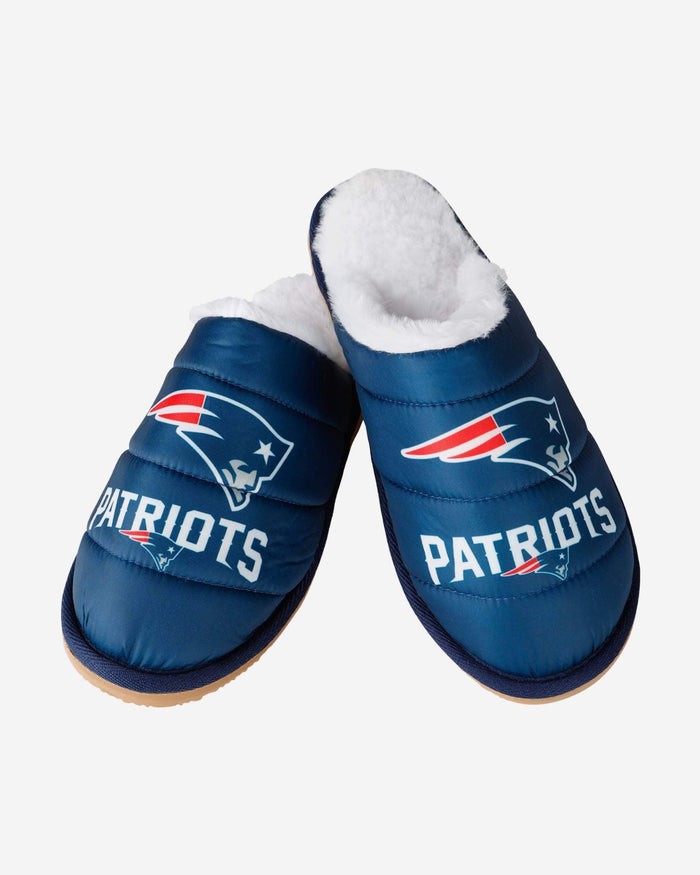 New England Patriots Big Logo Mule Slipper FOCO - FOCO.com