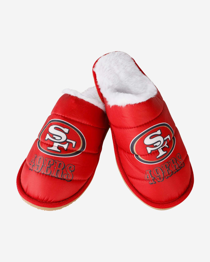 San Francisco 49ers Big Logo Mule Slipper FOCO - FOCO.com