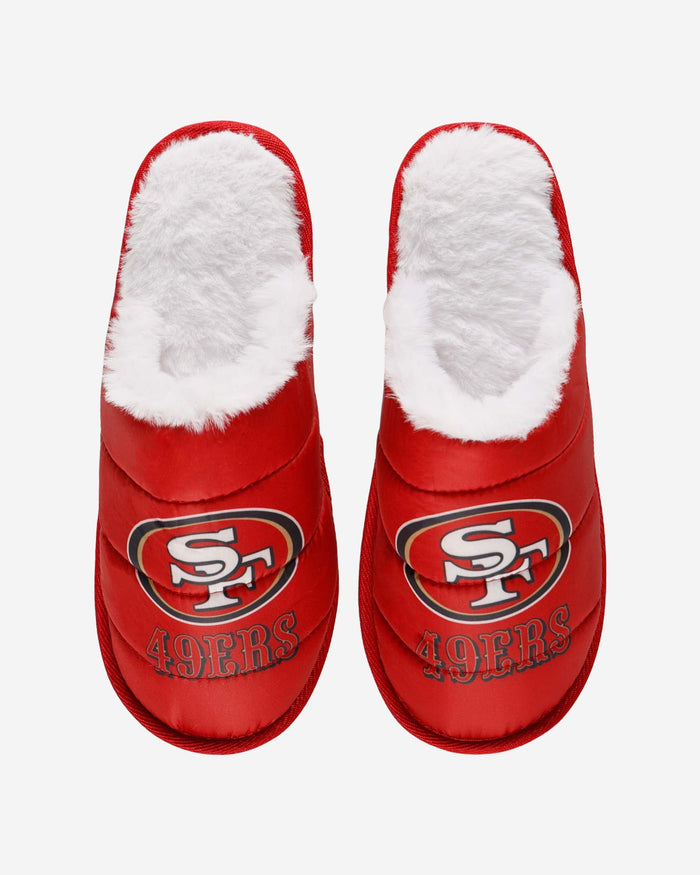 San Francisco 49ers Big Logo Mule Slipper FOCO - FOCO.com