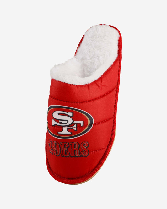 San Francisco 49ers Big Logo Mule Slipper FOCO - FOCO.com