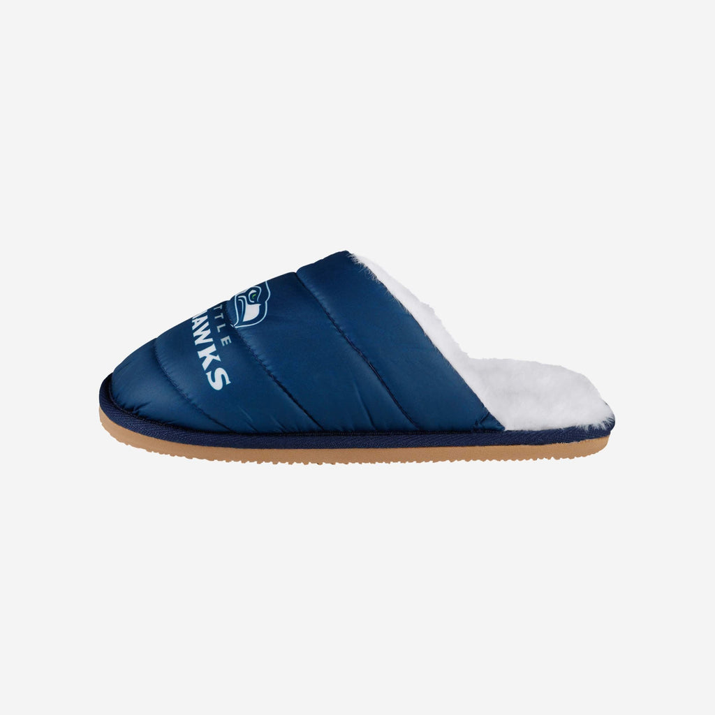 Seattle Seahawks Big Logo Mule Slipper FOCO S - FOCO.com