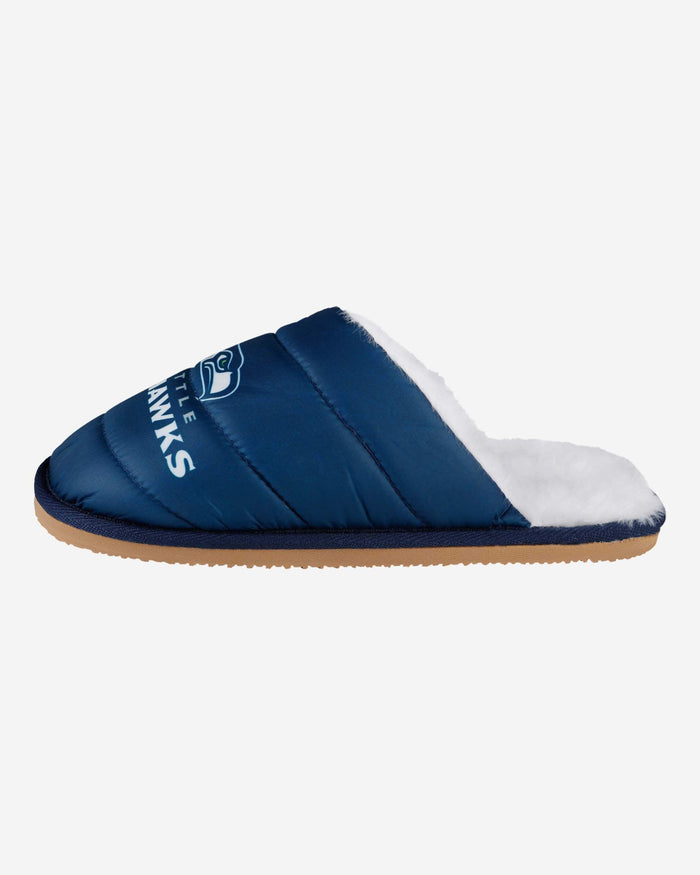 Seattle Seahawks Big Logo Mule Slipper FOCO S - FOCO.com