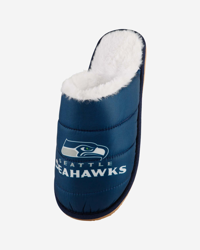 Seattle Seahawks Big Logo Mule Slipper FOCO - FOCO.com