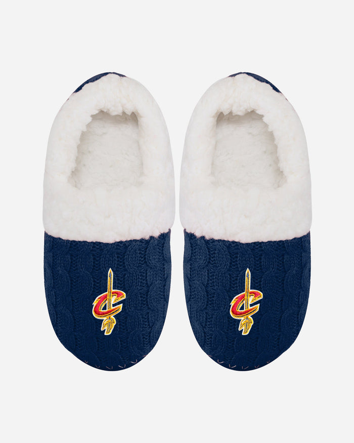 Cleveland Cavaliers Womens Team Color Moccasin Slipper FOCO S - FOCO.com