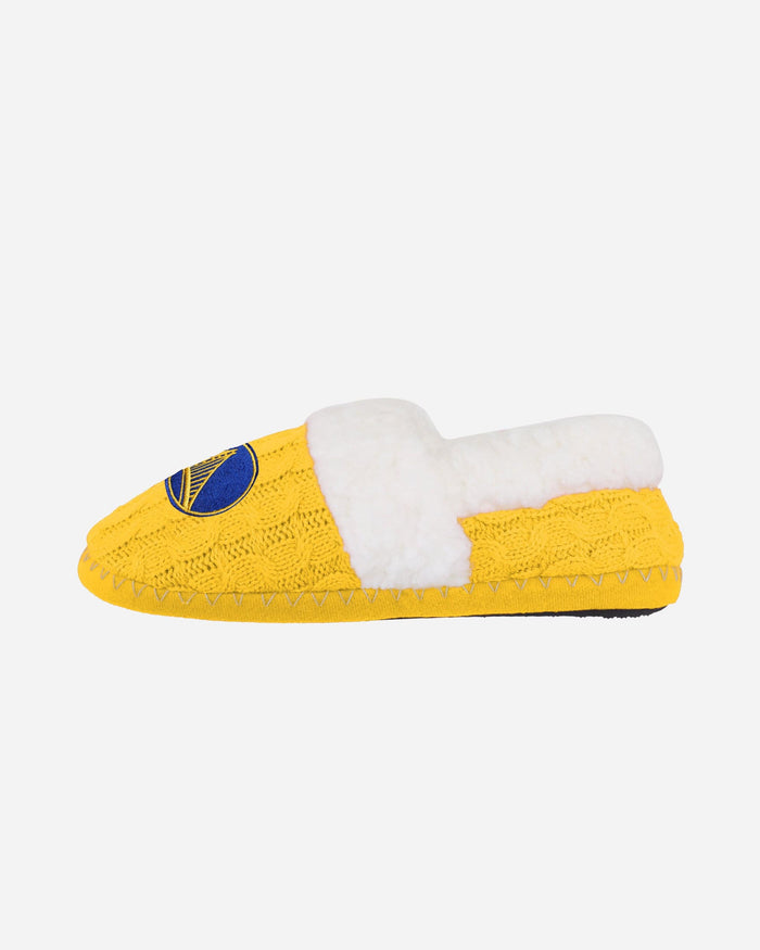 Golden State Warriors Womens Team Color Moccasin Slipper FOCO - FOCO.com