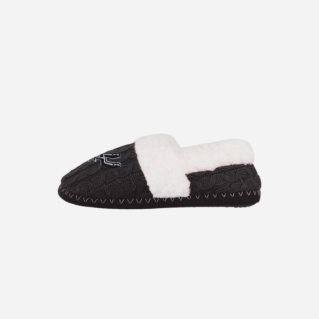 San Antonio Spurs Womens Team Color Moccasin Slipper FOCO - FOCO.com