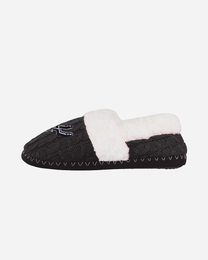 San Antonio Spurs Womens Team Color Moccasin Slipper FOCO - FOCO.com