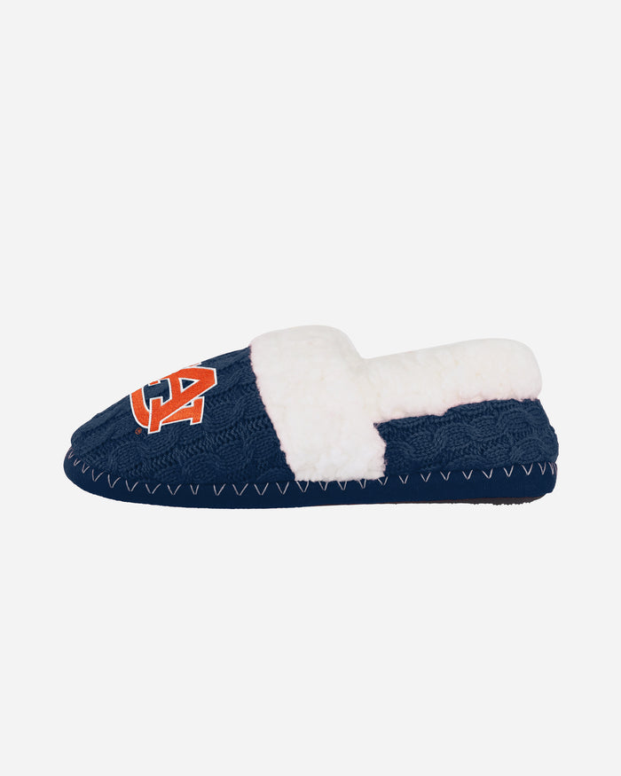 Auburn Tigers Womens Team Color Moccasin Slipper FOCO - FOCO.com