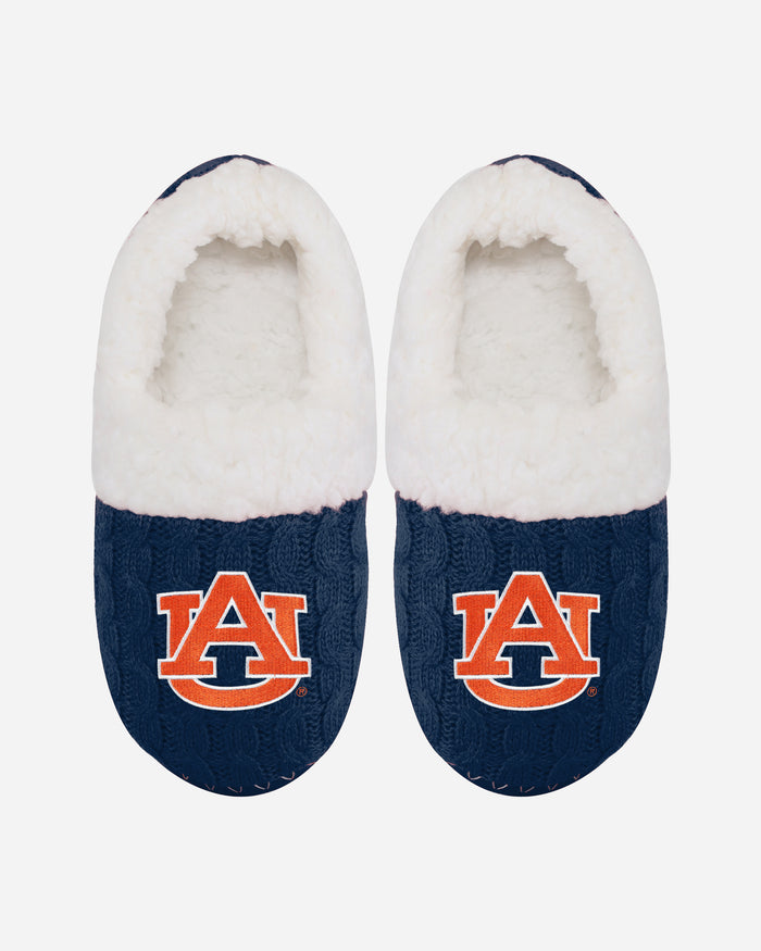 Auburn Tigers Womens Team Color Moccasin Slipper FOCO S - FOCO.com