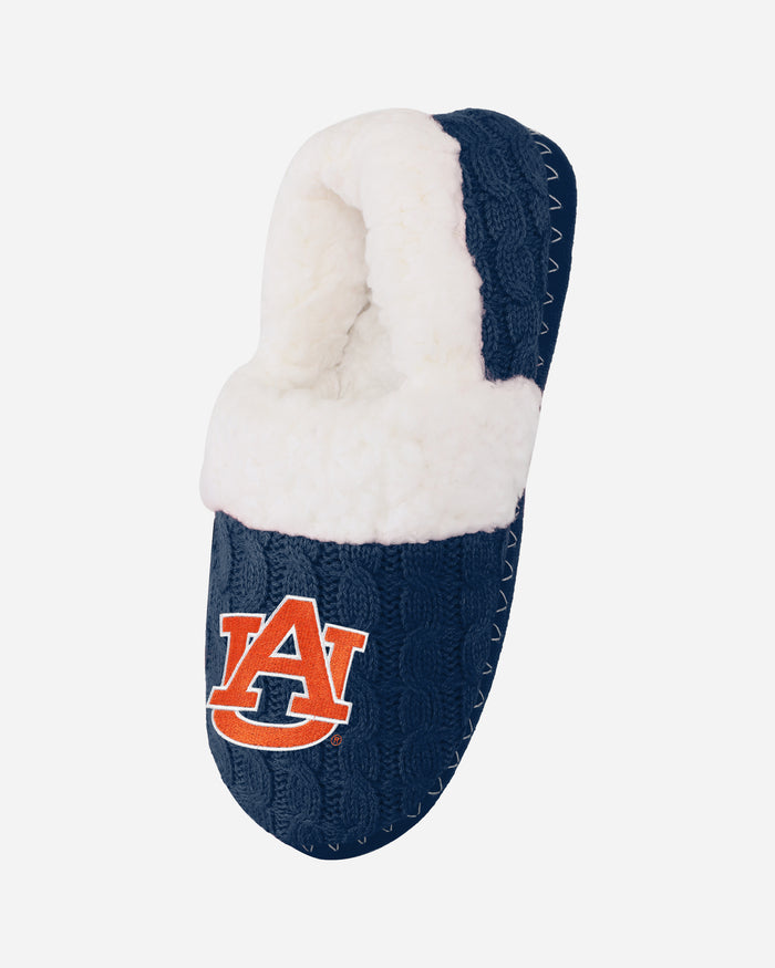 Auburn Tigers Womens Team Color Moccasin Slipper FOCO - FOCO.com