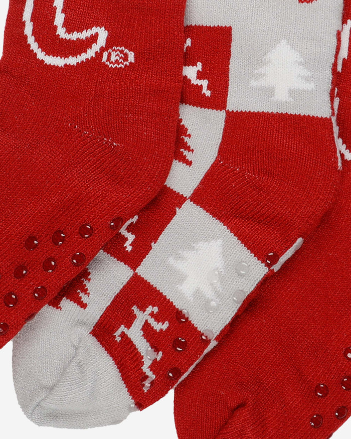 Alabama Crimson Tide Womens Fan Footy 3 Pack Slipper Socks FOCO - FOCO.com