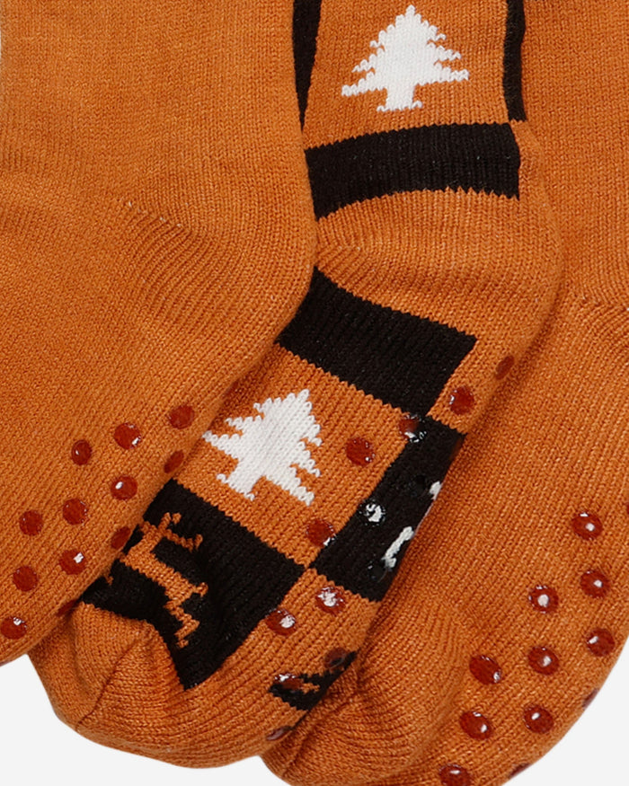 Texas Longhorns Womens Fan Footy 3 Pack Slipper Socks FOCO - FOCO.com