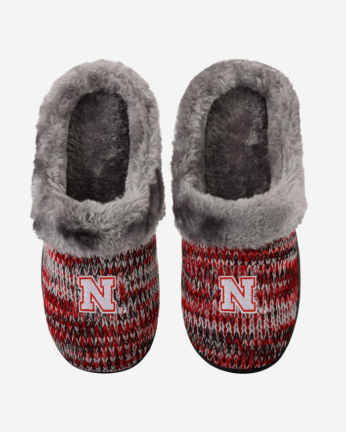 Nebraska Cornhuskers Womens Peak Slide Slipper FOCO S - FOCO.com