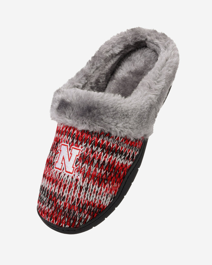 Nebraska Cornhuskers Womens Peak Slide Slipper FOCO - FOCO.com