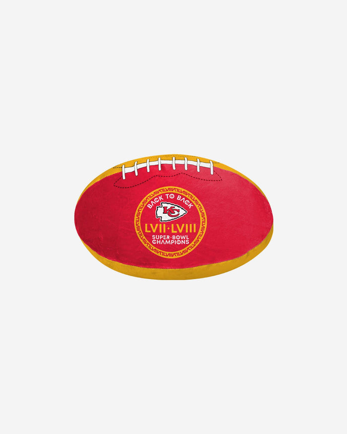 Kansas City Chiefs Super Bowl LVIII Champions 5 in Squisherz Football FOCO - FOCO.com