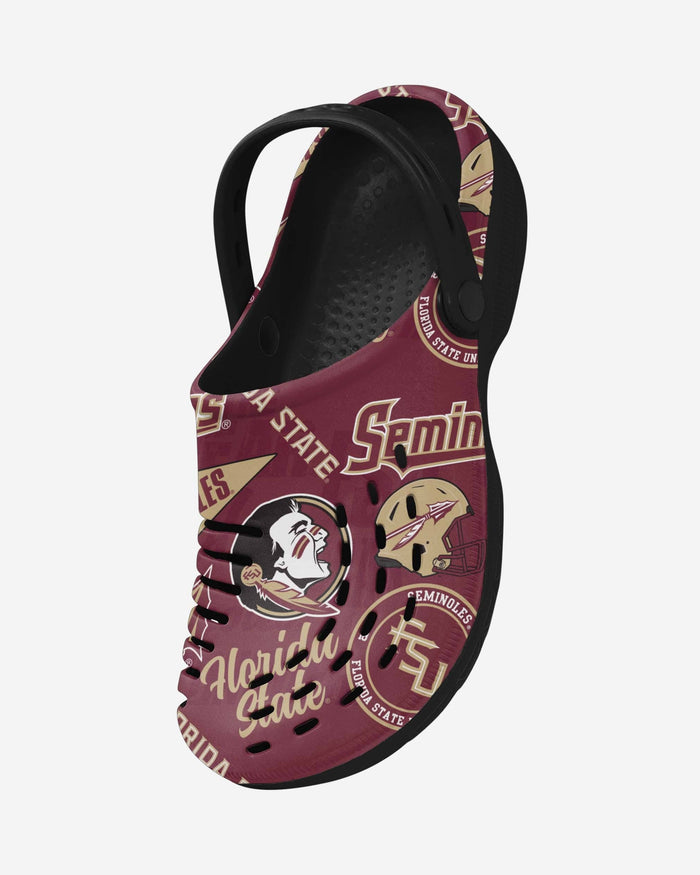 Florida State Seminoles Historic Print Clog With Strap FOCO - FOCO.com