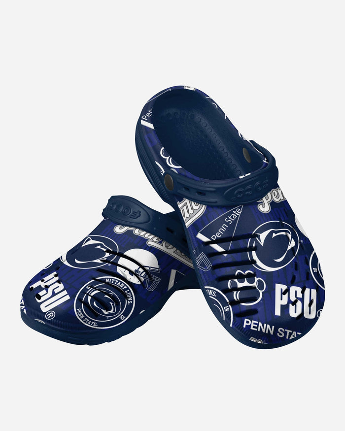 Penn State Nittany Lions Historic Print Clog With Strap FOCO - FOCO.com