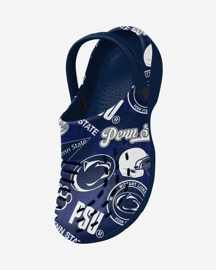 Penn State Nittany Lions Historic Print Clog With Strap FOCO - FOCO.com