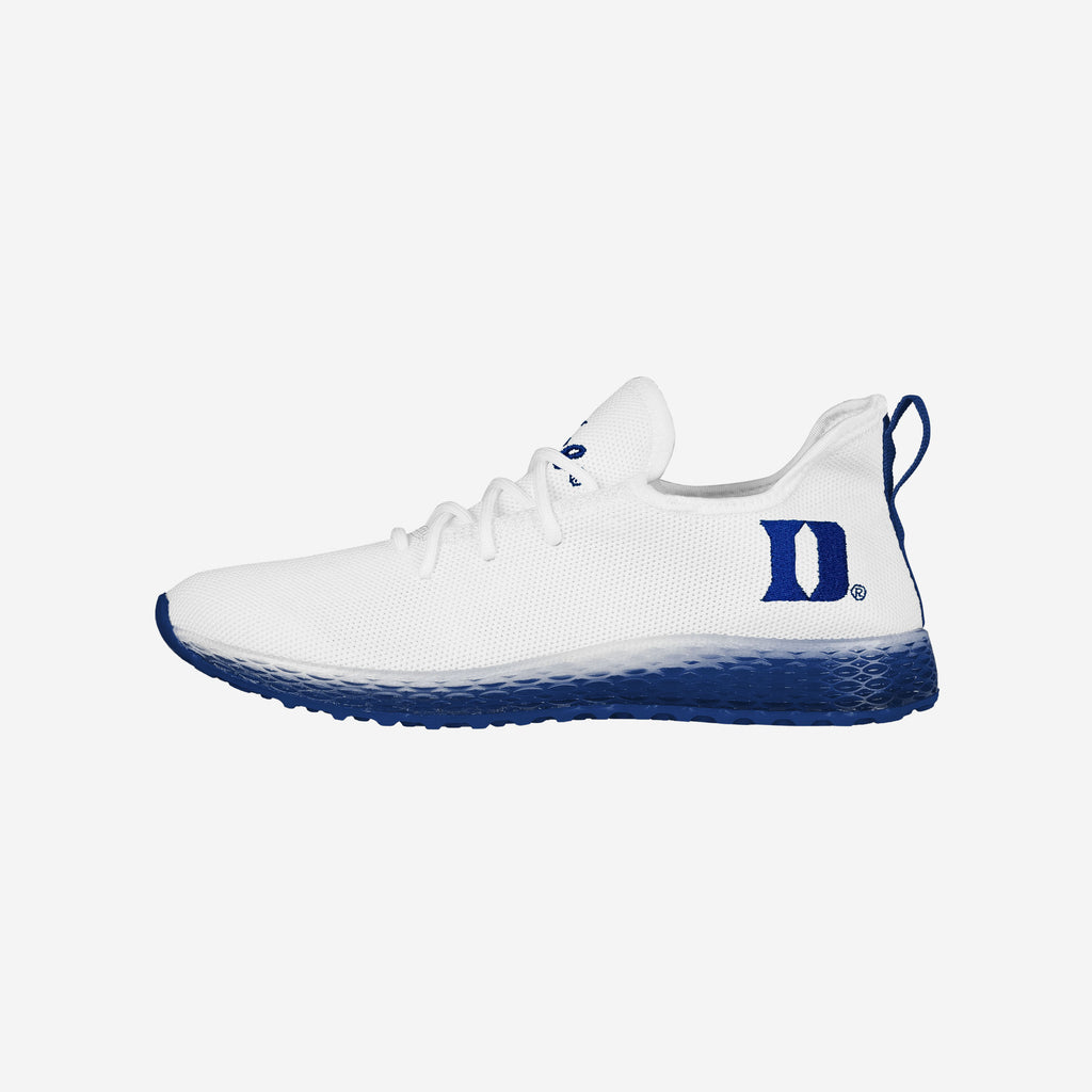 Duke Blue Devils Gradient Midsole White Sneakers FOCO 7 - FOCO.com