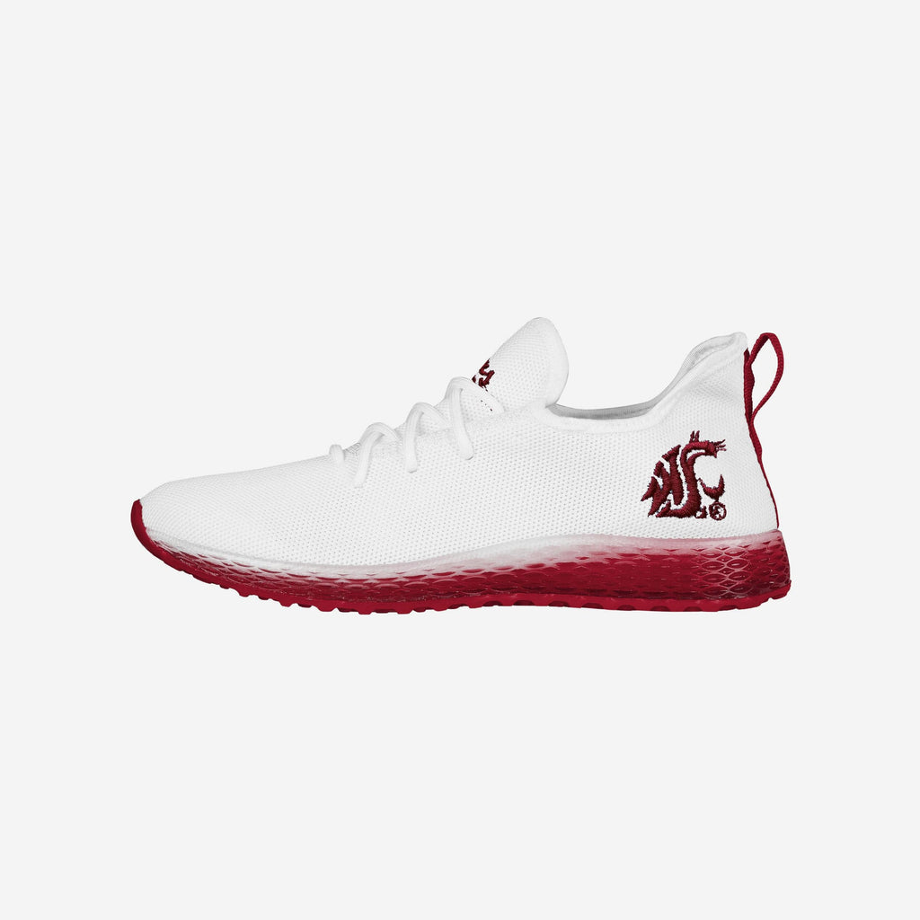 Washington State Cougars Gradient Midsole White Sneakers FOCO 7 - FOCO.com