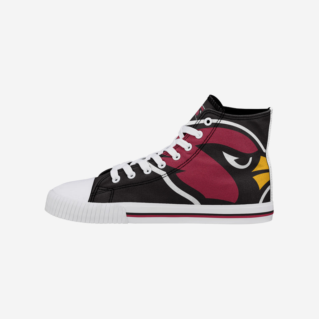 Arizona Cardinals Mens High Top Big Logo Canvas Shoe FOCO 7 - FOCO.com