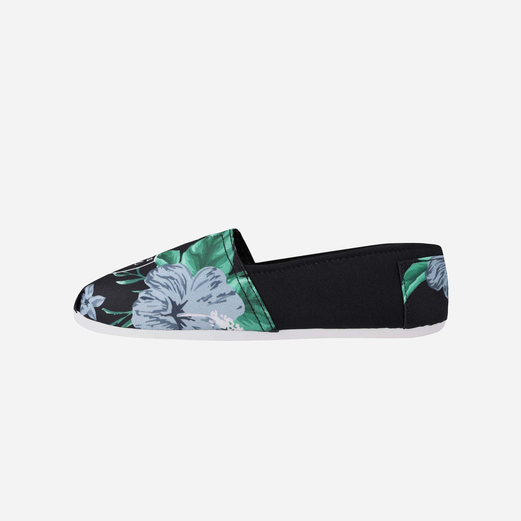 Las Vegas Raiders Womens Floral Canvas Shoe FOCO - FOCO.com