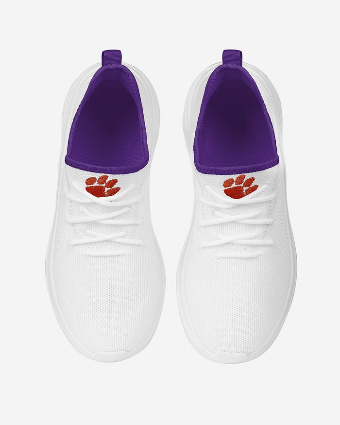 Clemson Tigers Womens Midsole White Sneaker FOCO - FOCO.com