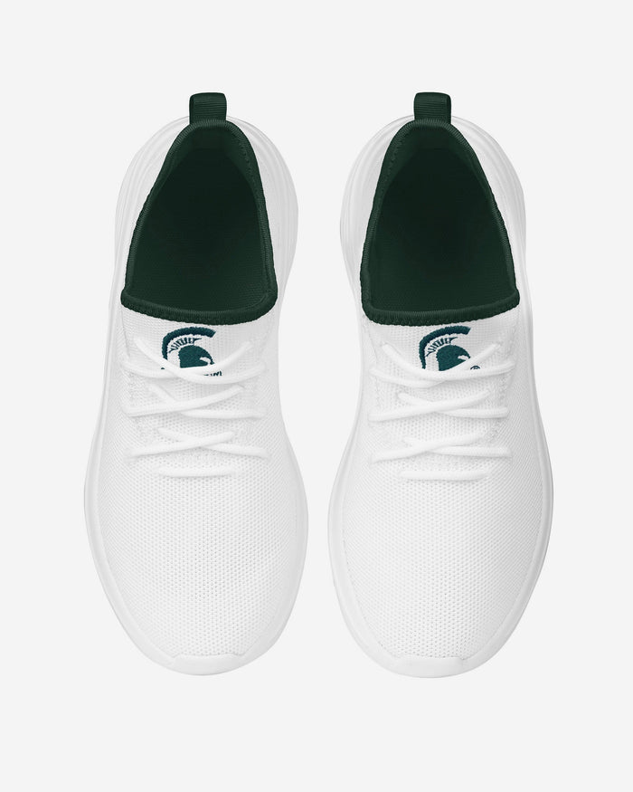 Michigan State Spartans Womens Midsole White Sneaker FOCO - FOCO.com