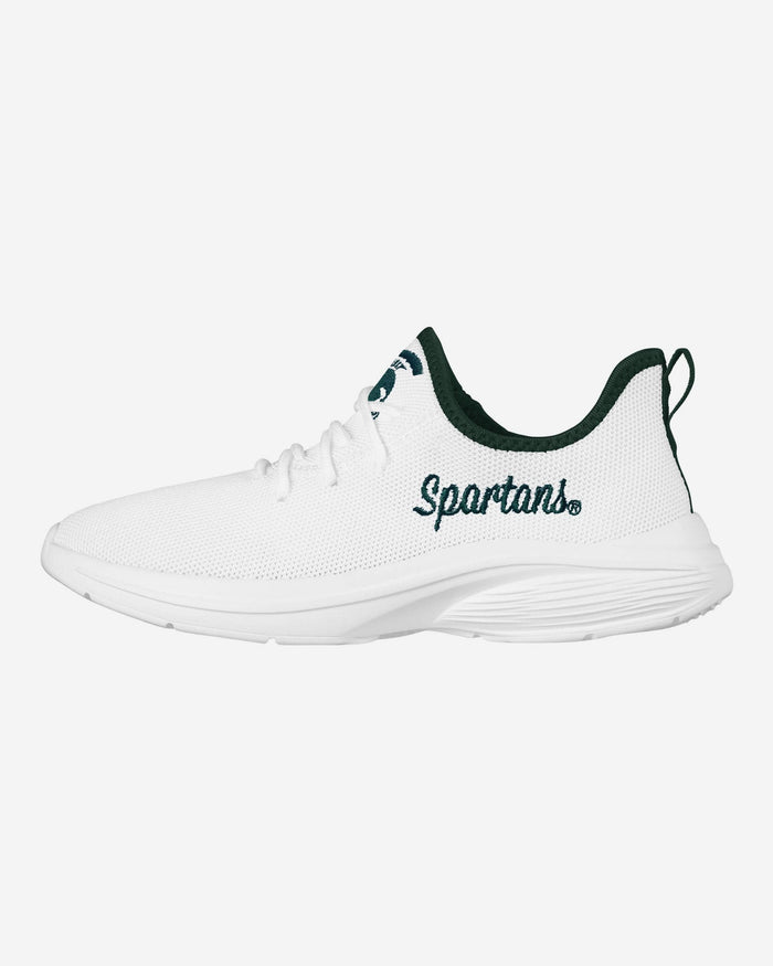 Michigan State Spartans Womens Midsole White Sneaker FOCO 6 - FOCO.com