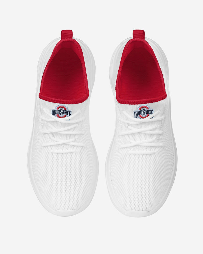 Ohio State Buckeyes Womens Midsole White Sneaker FOCO - FOCO.com