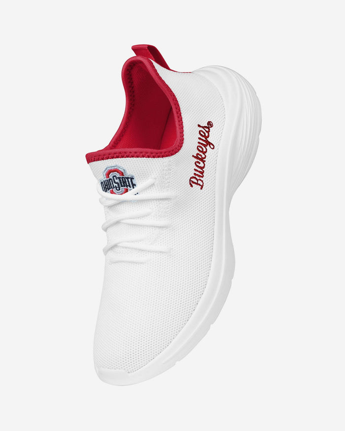 Ohio State Buckeyes Womens Midsole White Sneaker FOCO - FOCO.com