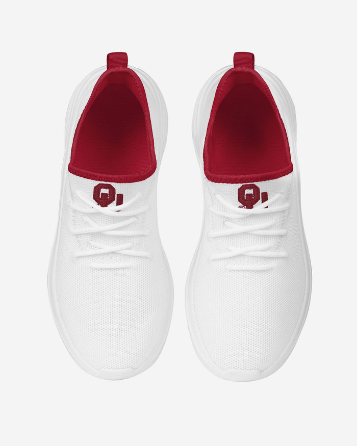 Oklahoma Sooners Womens Midsole White Sneaker FOCO - FOCO.com