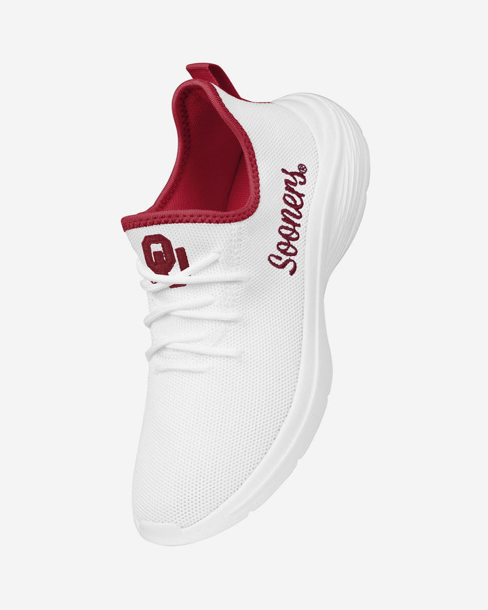 Oklahoma Sooners Womens Midsole White Sneaker FOCO - FOCO.com