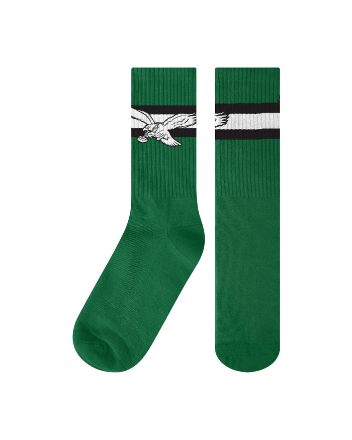 Philadelphia Eagles Kelly Green Retro Team Color Socks FOCO - FOCO.com