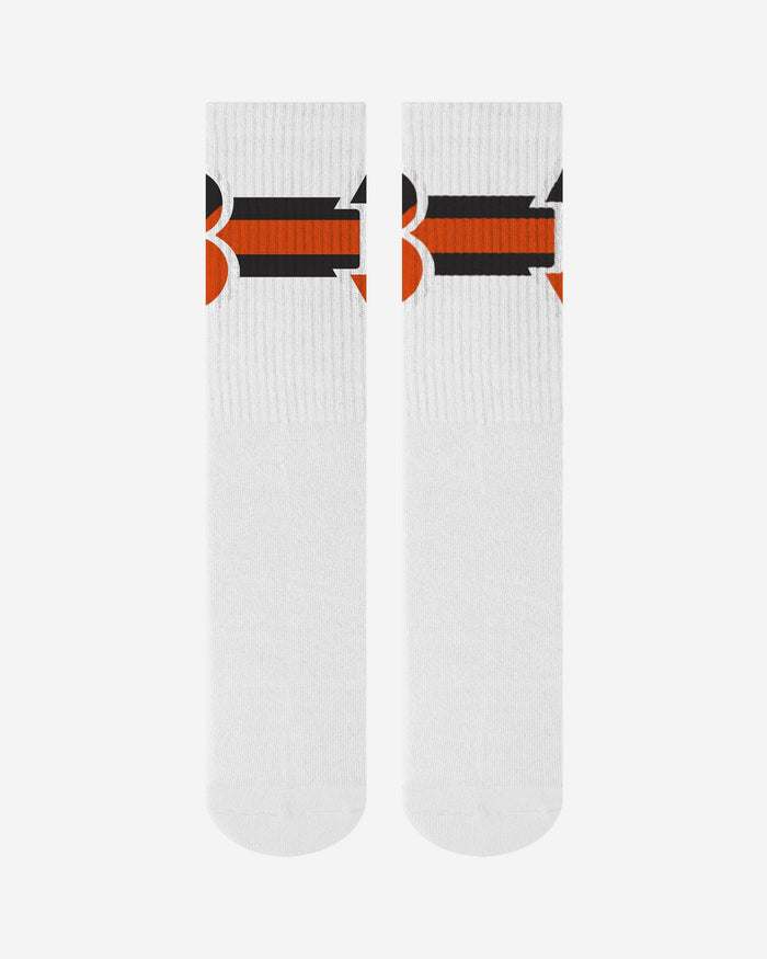 Cincinnati Bengals Primary Logo White Socks FOCO - FOCO.com