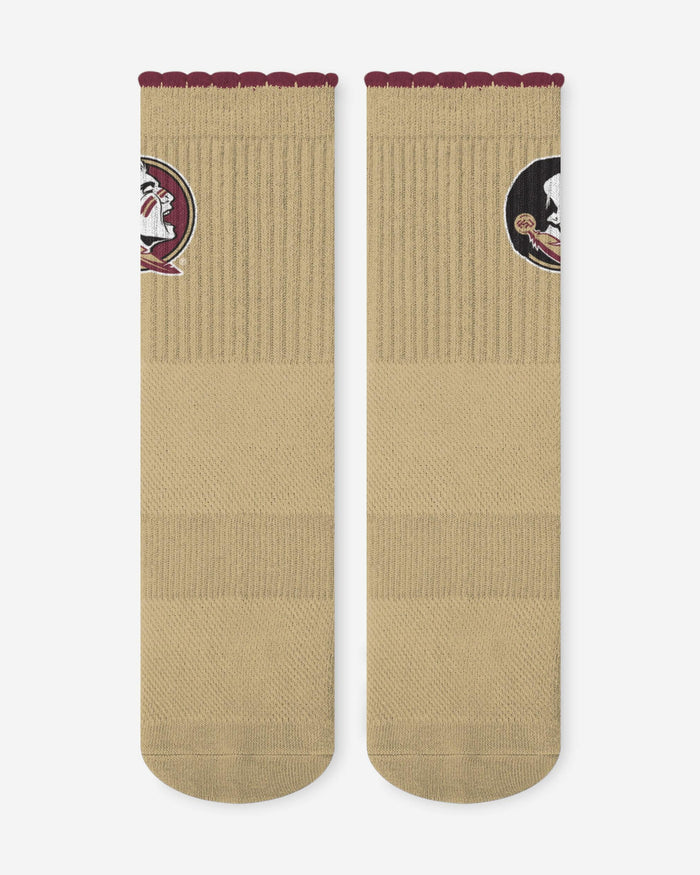 Florida State Seminoles 3-Pack Ruffle Quarter Socks