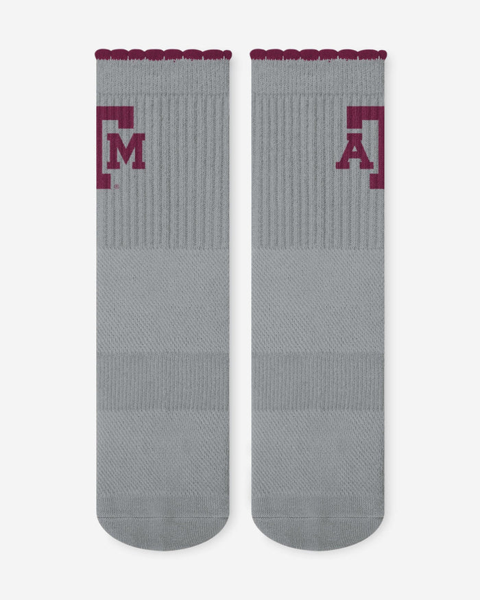 Texas A&M Aggies 3-Pack Ruffle Quarter Socks