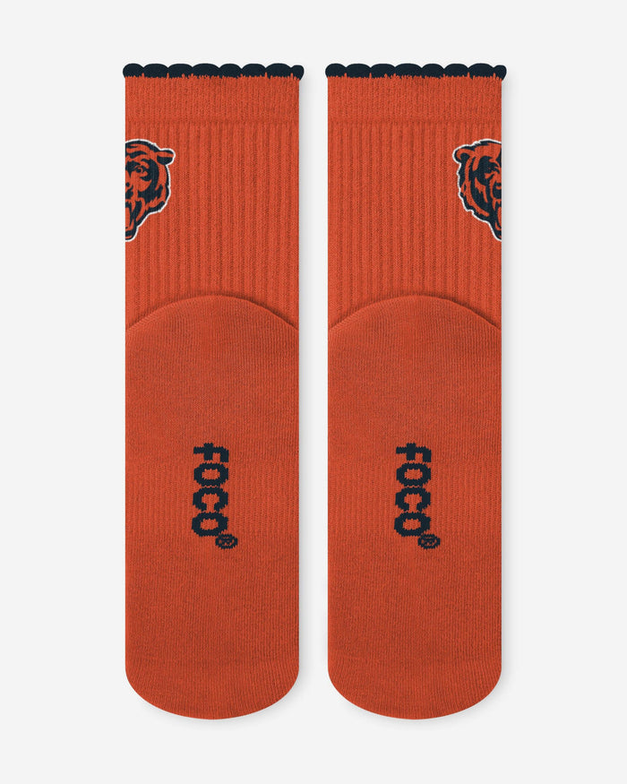 Chicago Bears 3-Pack Ruffle Quarter Socks