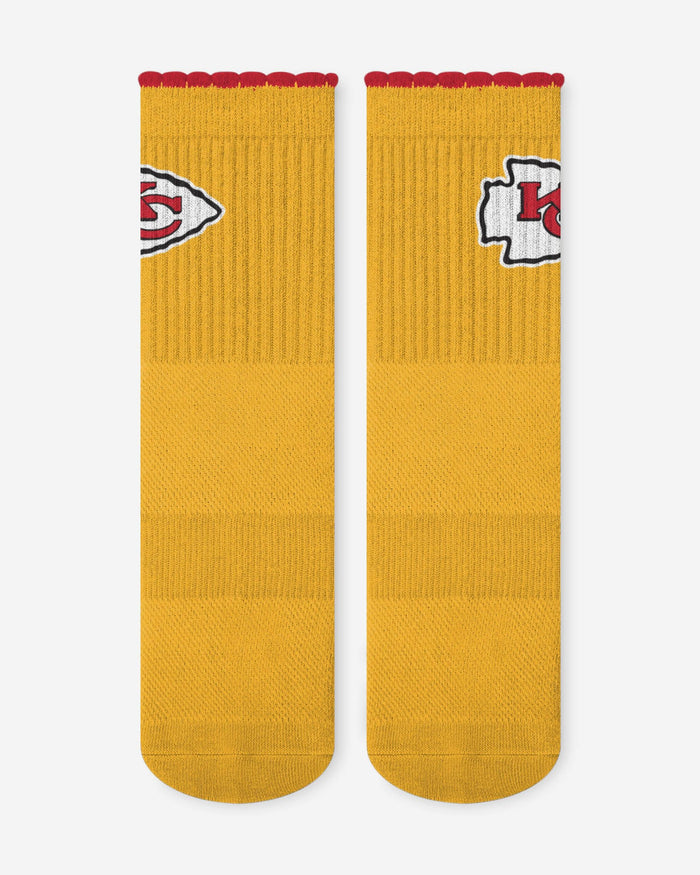 Kansas City Chiefs 3-Pack Ruffle Quarter Socks