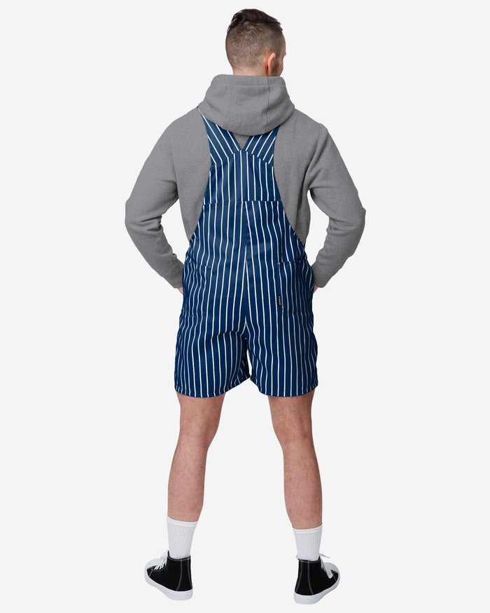 New York Yankees Mens Pinstripe Bib Shortalls FOCO - FOCO.com