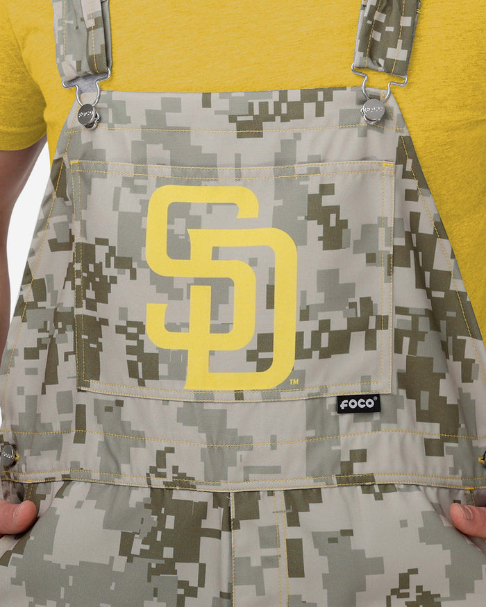 San Diego Padres Mens Thematic Bib Shortalls FOCO - FOCO.com